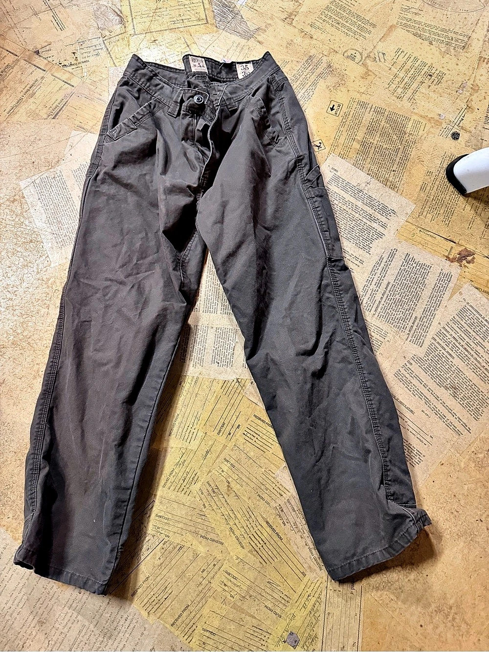 Redhead Men's Gray Cargo Pants 35X30